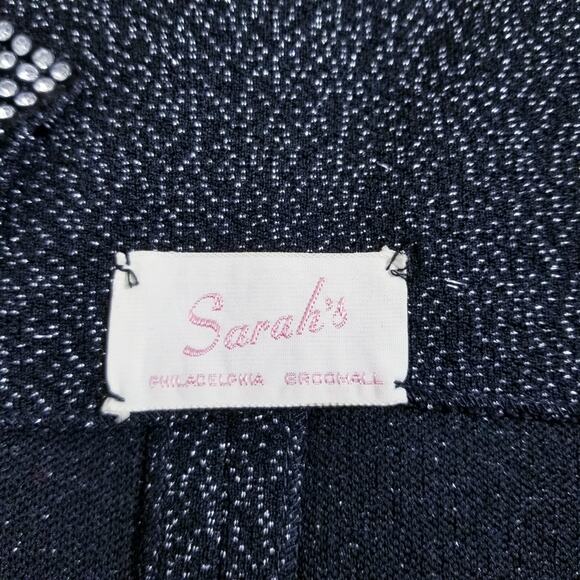 American Vintage Karlana Knit Wear Metallic Rhinestone Vest - Picture 11 of 12